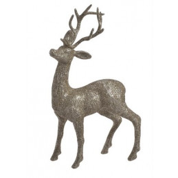Renifer - świąteczny art. dek...25cm CHAMPAGNE