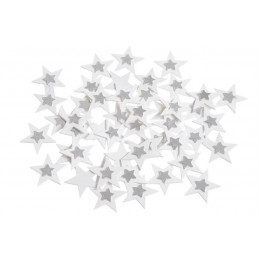 Drewniane gwiazdki 48szt/paczka...3 cm