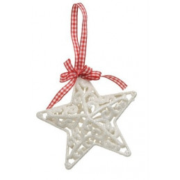 Gwiazda ażurowa... 11 cm - zawieszka