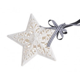 Gwiazda - zawieszka 12cm