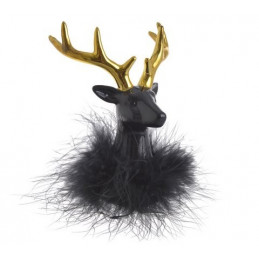 Jeleń ceramiczny..13 cm - art. dekoracyjny