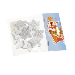 Gwiazdki z przylepcem...3 cm...10szt/paczka