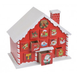 Kalendarz adwentowy domek