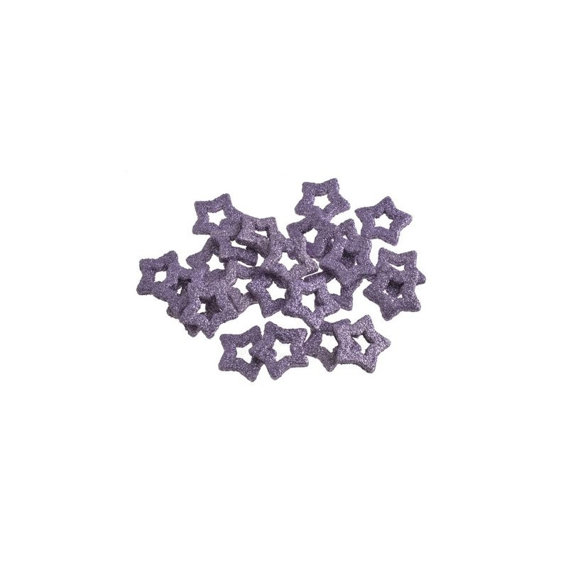 Gwiazdki wykrawane w paczce 3,5cm, 24pcs/paczka