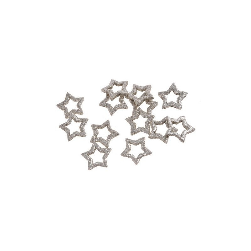 Gwiazdki wykrawane w paczce 3,5cm, 24pcs/paczka