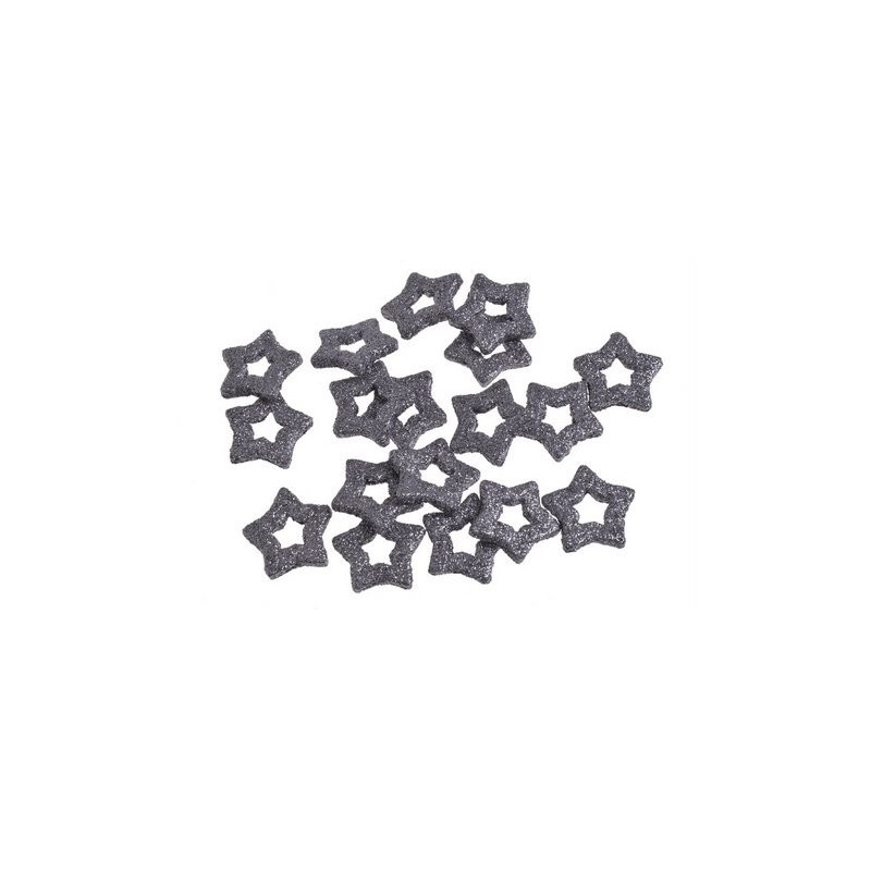 Gwiazdki wykrawane w paczce 3,5cm, 24pcs/paczka