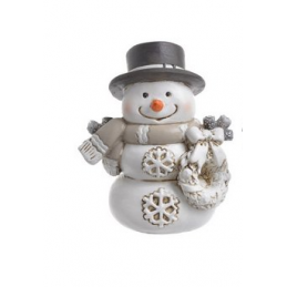 Bałwan..6,5cmH zawieszka świąteczna