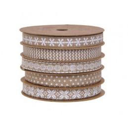 Wstążki 5m x 5szt/kpl MIX MULTI