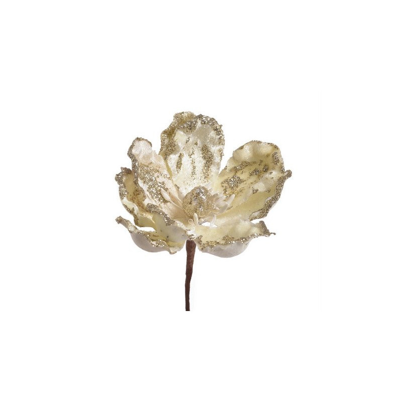 Główka magnolii brokat - Baby magnolia...8-12cm
