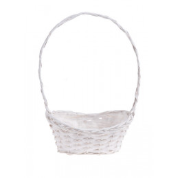 Koszyk owal z pałąkiem 23x16cm