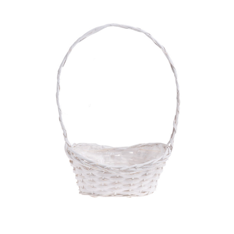 Koszyk owal z pałąkiem 23x16cm