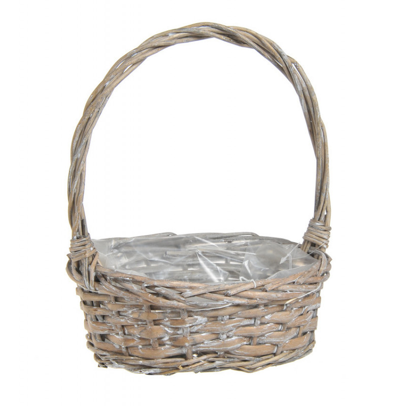 Wyplatany kosz 21x16x26H