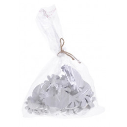 Koguciki wykrawane białe 18szt.