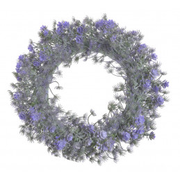 Wianek z kwiatuszkami 39cm