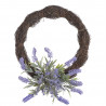 Wianek z lawenda doży 40 cm