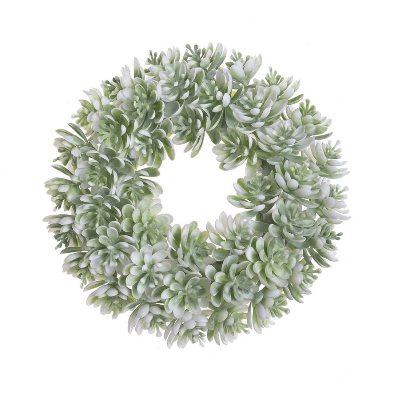 Wianek z sukulentami mały 20 cm - sztucz.rośl.