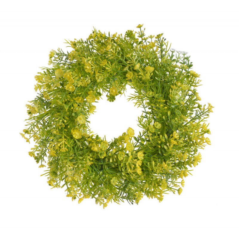 Wianek z kwiatuszkami 24 cm - art. dekoracyjny