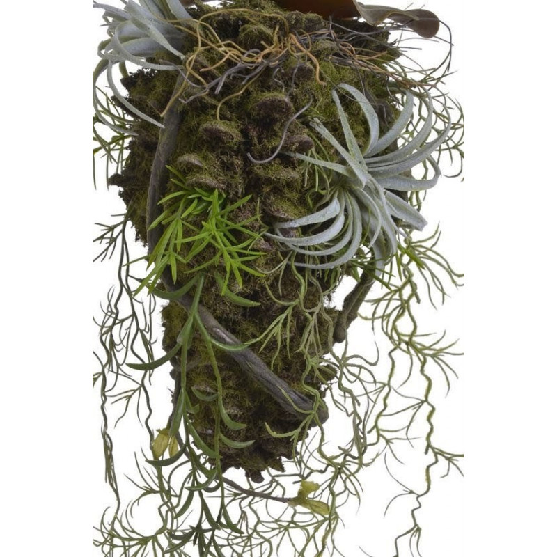 Kompozycja leśna z łosimi rogami..115-70 cm