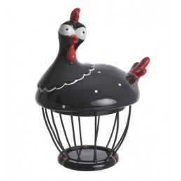 Ceramiczna kura na gnieździe 24,5cm