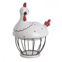Ceramiczna kura na gnieździe 24,5cm