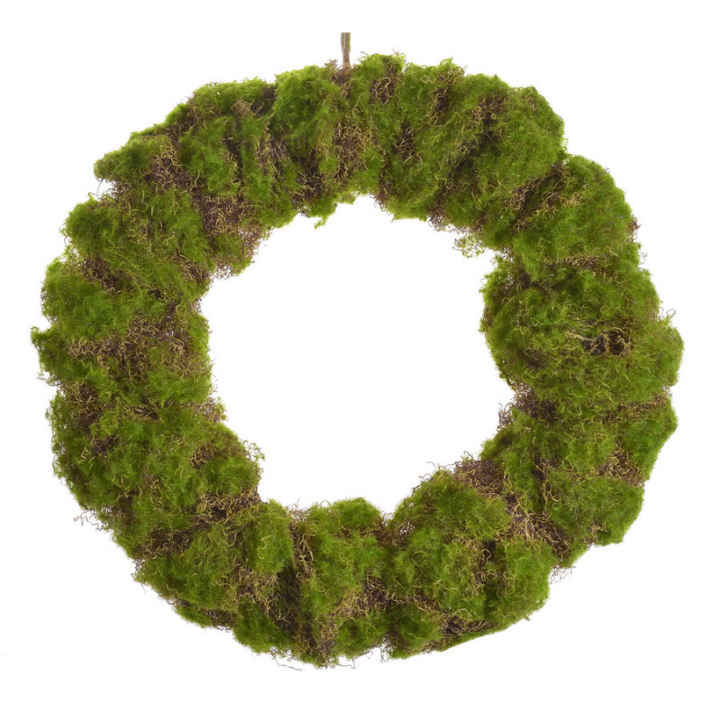 Wianek z mchu sztucznego 47cm - art. dekoracyjny