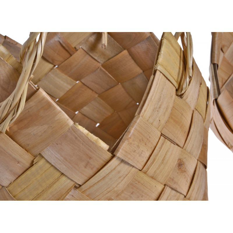 Wyplatane kosze 3szt/kpl BROWN