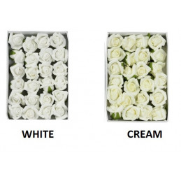 Róża pianka L z przylepcem 24szt/kpl