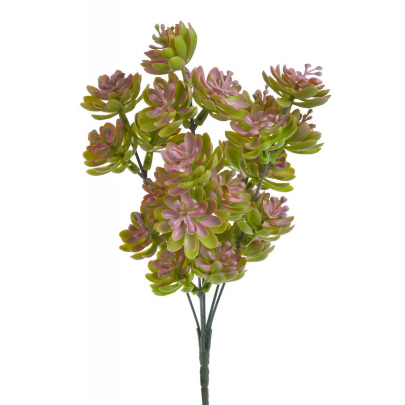 Bukiecik sukulent x25, 30 cm - sztuczna roślina