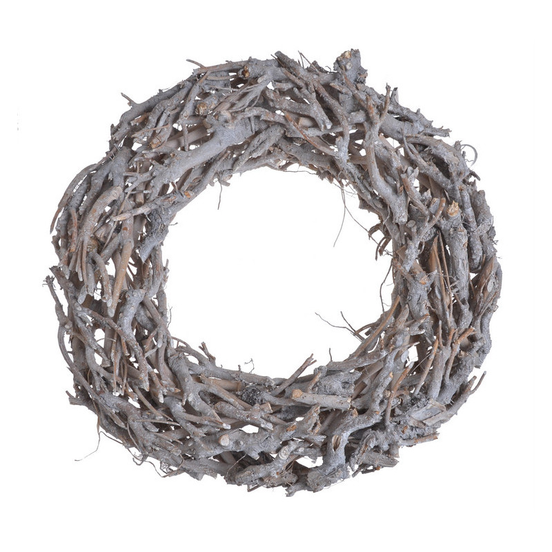 Wianek..75cm WHITE WASH