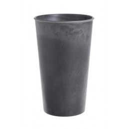 Wazon dekoracyjny przecierany szary 17,5x28cm