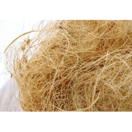 Coco fibre natural  paczka/100g - włókno kokosowe naturalne