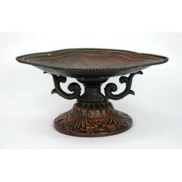 Naczynie metalowe H15 cm patera