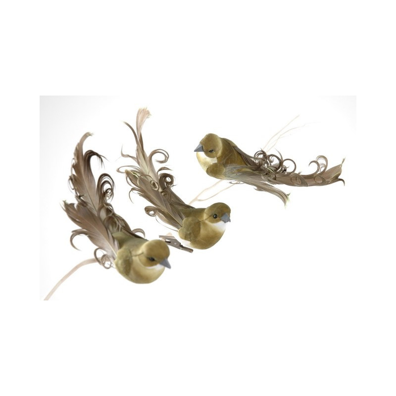 Ptaszek z klipem L13cm...kpl/12sztuk