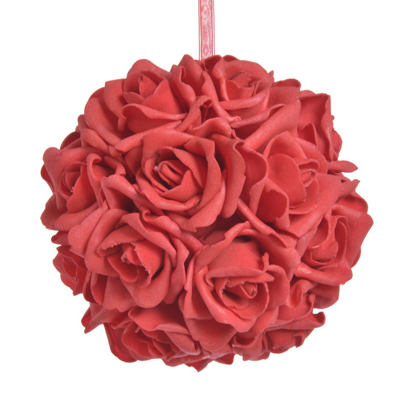 Kula z róż piankowych -zawieszka..15cm