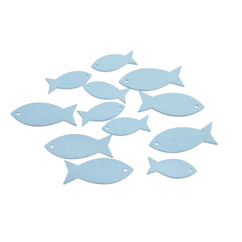 Wykrawanki rybki 12szt-paczka..5cm, 7cm