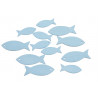 Wykrawanki rybki 12szt-paczka..5cm, 7cm