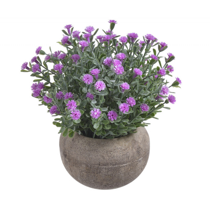 Kwiatuszki w doniczce..17cmH