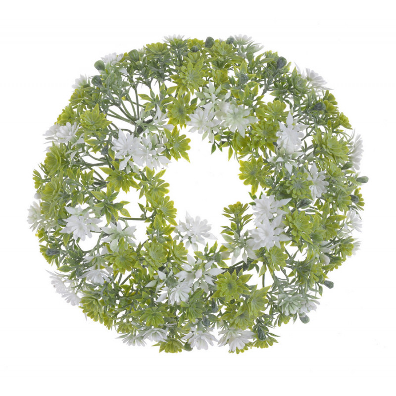 Wianek z kwiatuszkami..20cm