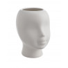 Ceramiczny wazon z twarzą 18cm