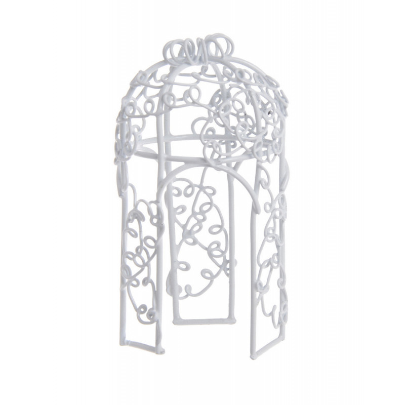 Altana metalowa..H9,5cm, L4,5cm - art. dekoracyjny