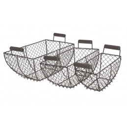 Koszyki metalowe 3szt-kpl