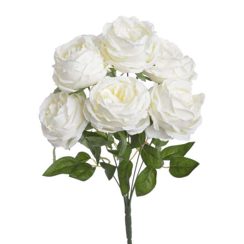 Bukiet róż x7..42cmH - sztuczna roślina