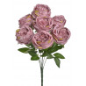 Bukiet róż x7..42cmH - sztuczna roślina