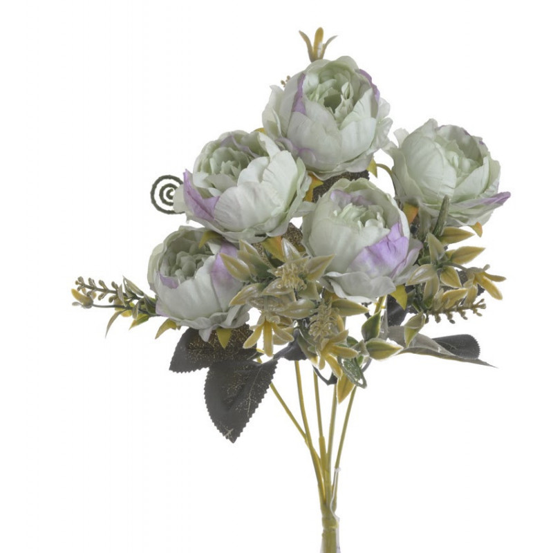 Bukiecik różyczek x5 32 cm - sztuczna roślina