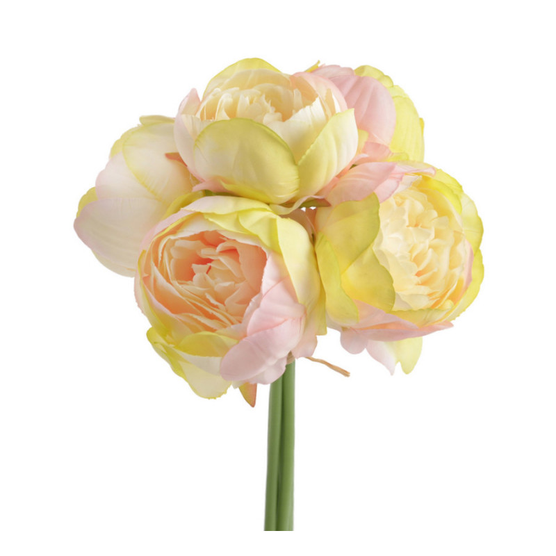 Bukiet piwonii x5 25 cm MIX KOLORÓW