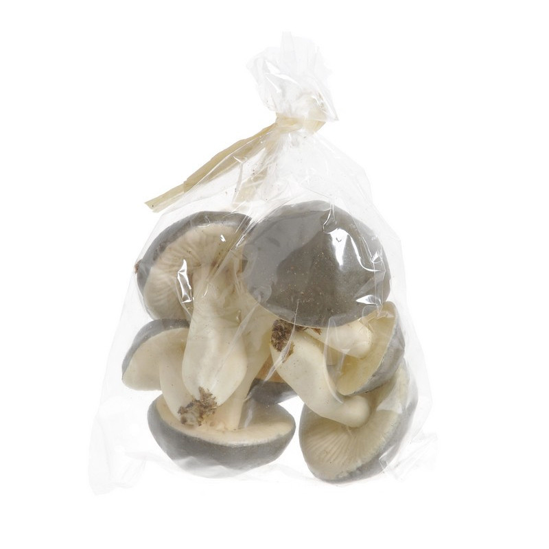 Grzybki dwa 10cm 4szt/pacz. -sztucz. rosl. GREY