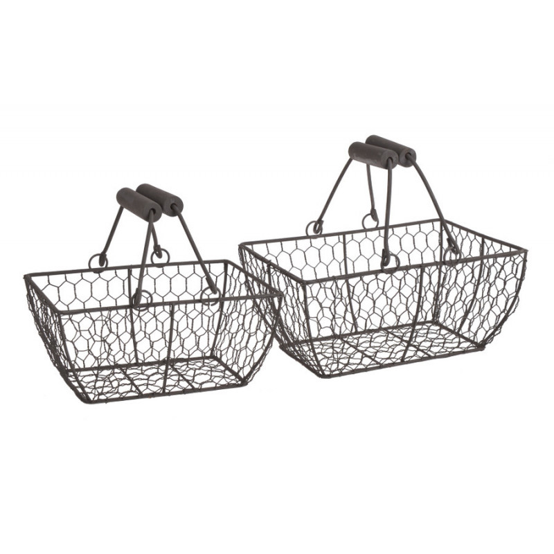 Koszyki metalowe 2szt-kpl