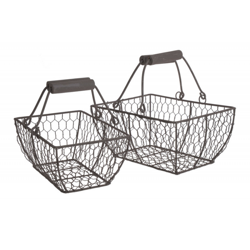 Koszyki metalowe 2szt-kpl
