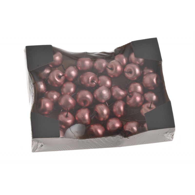 Jabłuszka 3,5cm, 6szt-pęcz. x 6szt..3,5cm..AL BURGUND