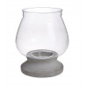 Lampion z cementu 17,5x16,5cmH